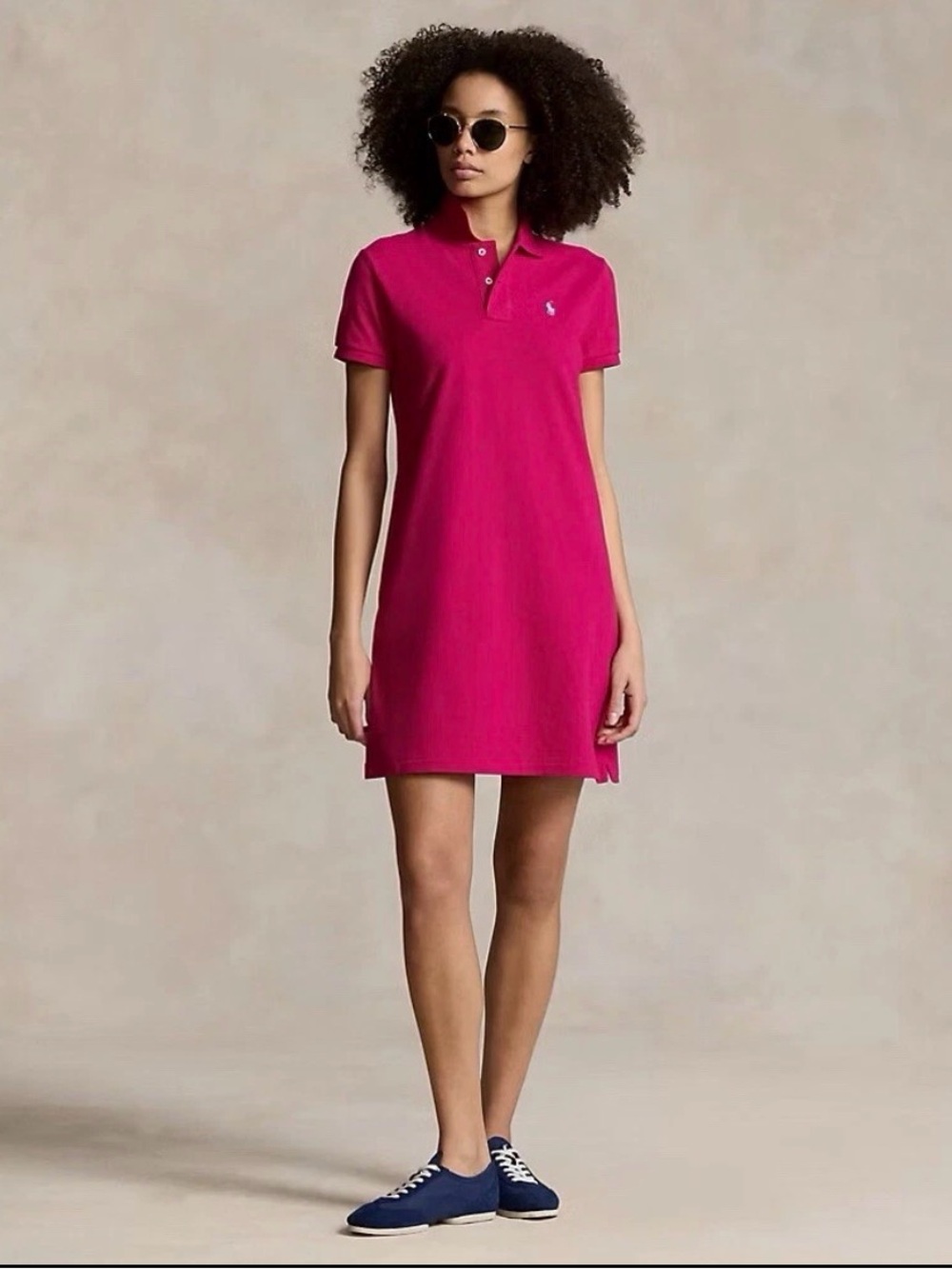 Ralph Lauren ‘Cotton Mesh Polo Dress’ size Small